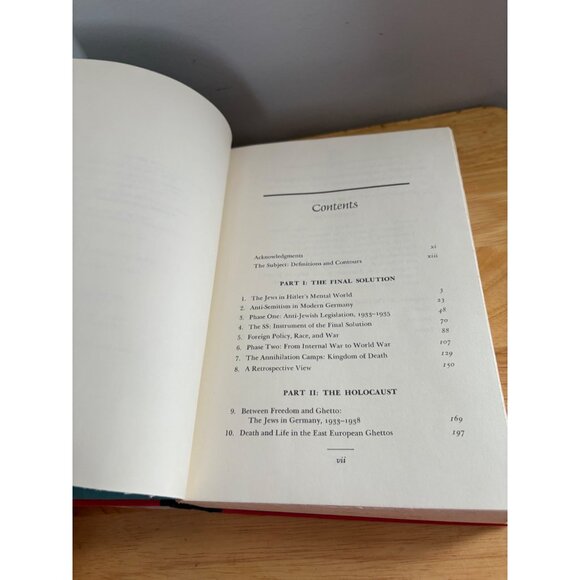 The War Against The Jews 1933-1945 By Lucy S. Dawidowicz Hardcover Book 1975 - Picture 14 of 16